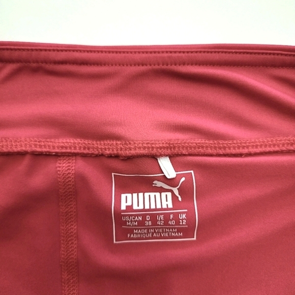 PUMA Women's Pink Skort Lined Stretch Size Medium - Picture 8 of 12